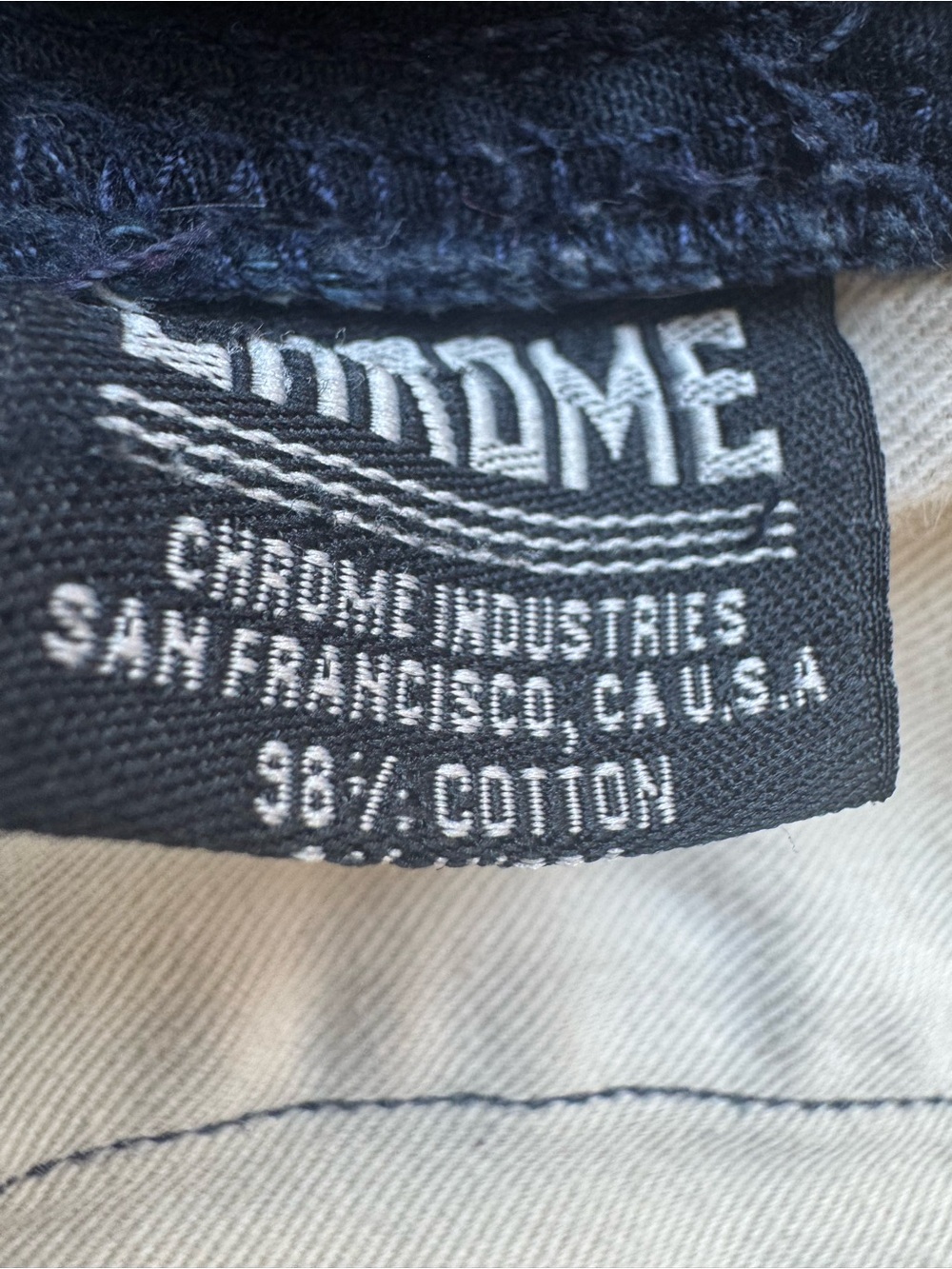 Chrome Industries Navy Blue Cycling Pants Stretch Cotton Utility Outdoors - Picture 13 of 14